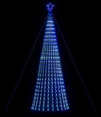 LED Kalėdų eglutė 1028 LED Mėlyna 403 cm