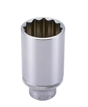 Sonic ilga galvutė 1/2" 1-1/4" 12-briaunė SAE (2397732, SONIC)