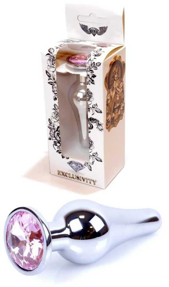 B Series Heavyfun Plug-Jewellery Sidabrinis BUTT PLUG- Rose