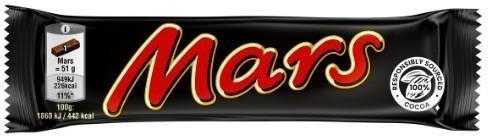 Šokoladinis batonėlis MARS, 51 g