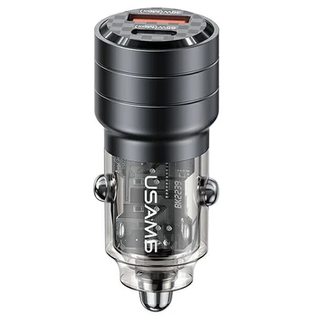 Usams C36 USB A+C 95W greitas automobilinis kroviklis