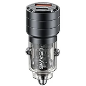 Usams C36 USB A+C 95W greitas automobilinis kroviklis kaina