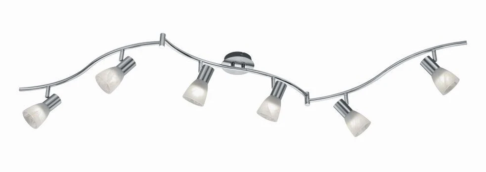 Trio-Lighting Levisto 6-pc E14 brushed steel virziena gaismeklis