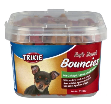 Šunų skanėstai 140g Bouncies soft snacks