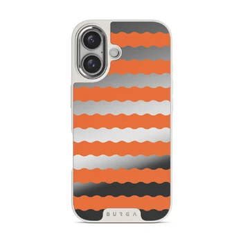 Papaya - iPhone 16 Case, Elite Mirror Light (MagSafe) / Silver