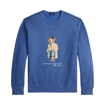 Sportinis nertinis vyrams, Mėlyna, Knit-sweatshirt