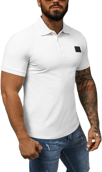 Marškinėliai vyrams New Boy MT3018/WHITE, balti