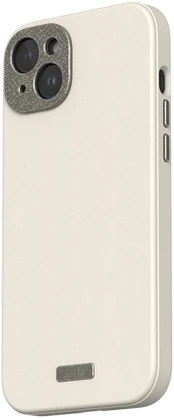 Dėklas Moshi Napa for iPhone 15 Plus - Eggnog Baltas