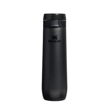 Gertuvė Stanley Flowstate™ Spring juomapullo, 0,59 l, musta