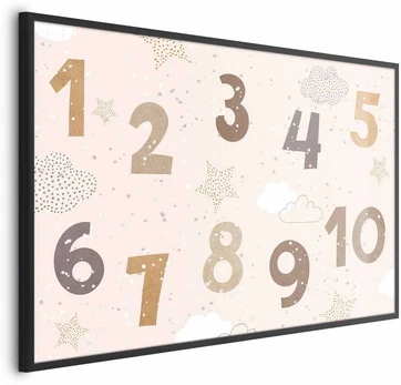 Artgeist Plakatas - Numbers with Falling Snow