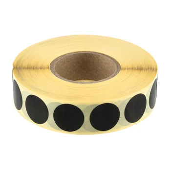 Range Solutions Black 20 mm Šaudymo taikinio skylių lipdukai, 2000 vnt.