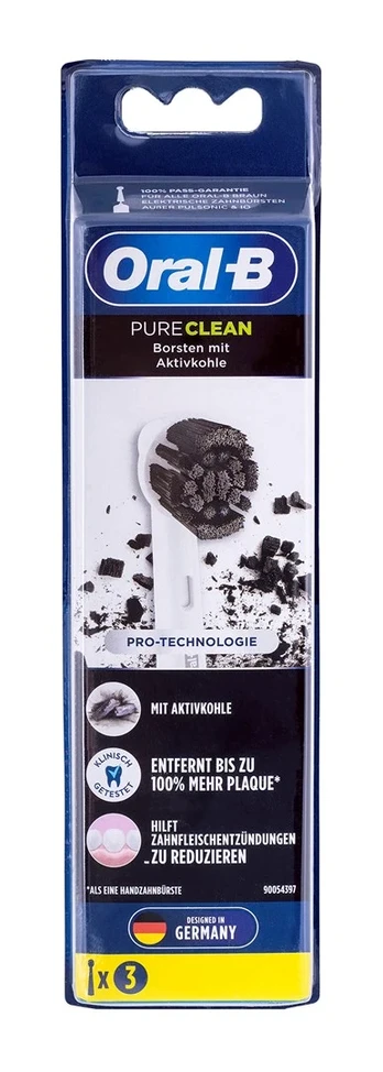 Braun antgaliai Oral-B PureClean Activated Carbon