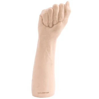 Doc Johnson Belladonna 11.5 Beige Rankos modelis
