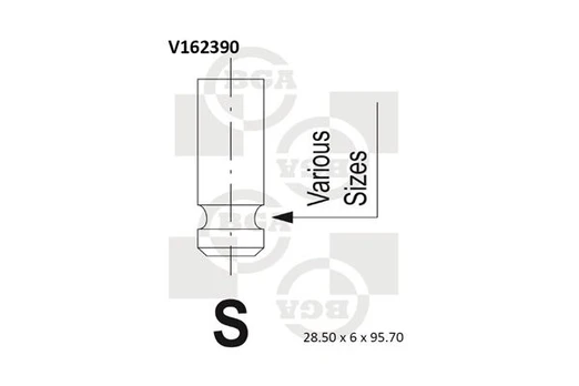 Įvado vožtuvas BGA V162390