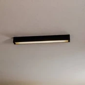 Lubinis šviestuvas Tiesus juodas 62 cm