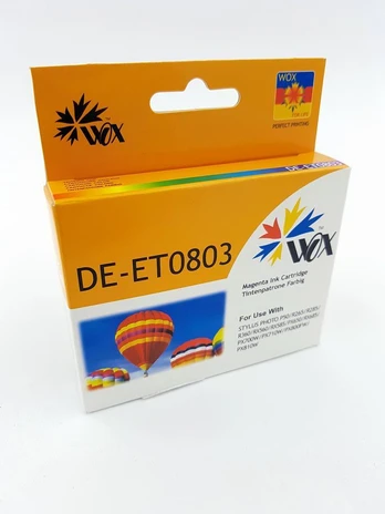 Ink cartridge Wox Magenta EPSON T0803 replacement C13T08034010