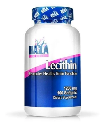 Haya Labs Lecithin 100 kaps. (Lecitinas)