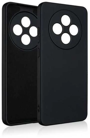 Beline Dėklas Silicone Oppo Reno 12F 5G juoda/juodas