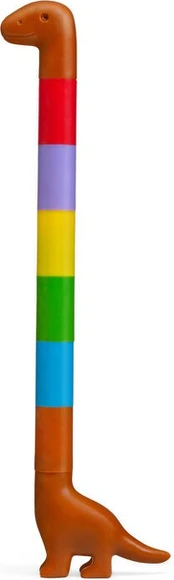 Kikkerland - Rainbow Dino Marker - Rainbow - Mini-sized