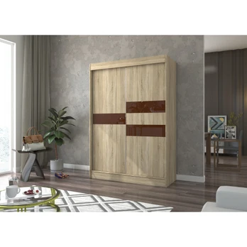 Sliding wardrobe with lacobel BATIA 150