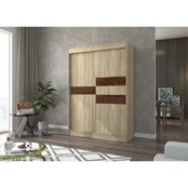 Sliding wardrobe with lacobel BATIA 150 kaina