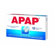 APAP 500 mg plėvele dengtos tabletės N12 kaina