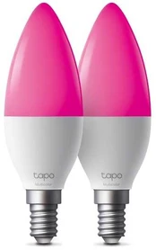 TP-Link Tapo L430C Smart Light Bulb, Multicolor, E14 (2-pack)
