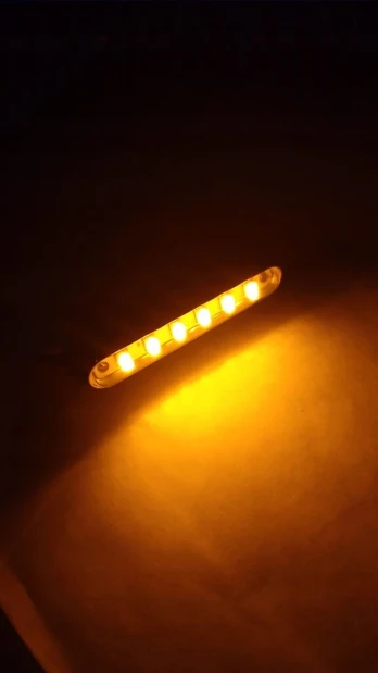 Led lemputė 6xsmd 12v - geltona