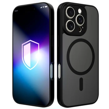 Dėklas 3MK Misty MagCase do Apple iPhone 16 Pro juoda