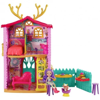 Doll + COTTAGE - 37353 - ENCHANTIMALS - COZY DEER HOUSE