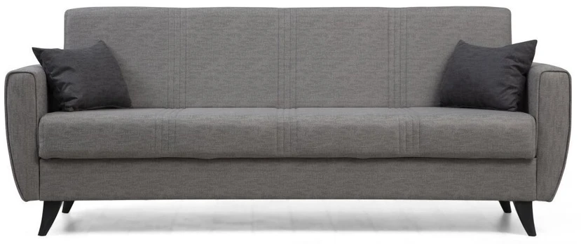 Trivietė sofa-lova Zaden-Light Grey Šviesiai pilka