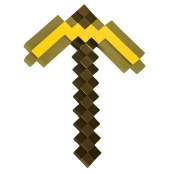 Disguise - Minecraft Gold Pickaxe (112299) kaina