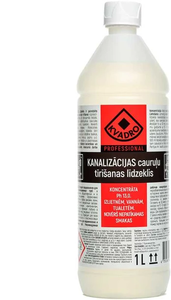 KVADRO Tīr.līdz.kanalizācijas caurulēm 1l