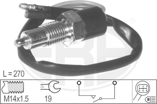 Jungiklis, atbulinės eigos žibintas ERA 330762
