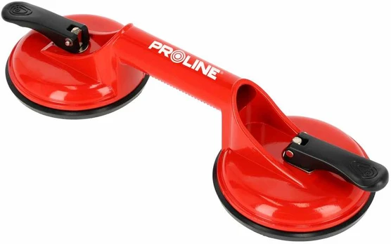 Laikiklis przyssawka do szyb, alu., 2x118mm, max.80kg, proline