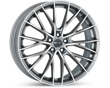 MAK Speciale (Max Load 800 kg) R19 8.5J 5x114.3 ET44 CB67.1 Graphite Mirror Face