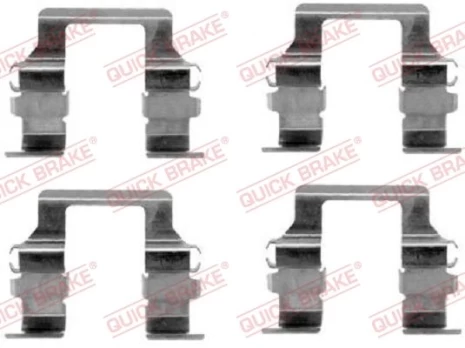 QUICK BRAKE QB109-1164 Brake pad fitting kit