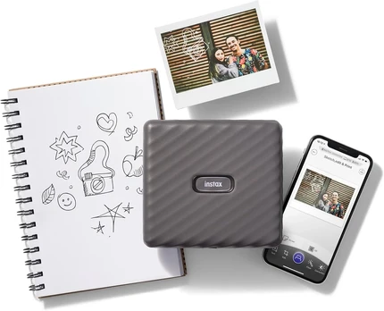 Instax Link Wide Nešiojamas Spausdintuvas, Mocha Pilkas