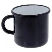 Emalio puodelis 0,4l, juodas