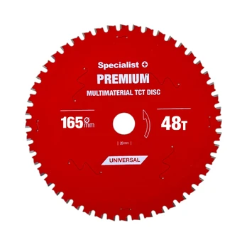 SPECIALIST+ pjovimo diskas Multimaterial 165x48Tx20mm