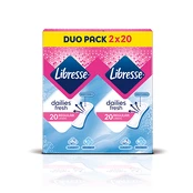 Įklotai „LIBRESSE Dailies Fresh Regular“, 2 x 20 vnt. kaina