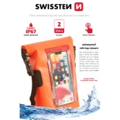 Dėklas Swissten Atsparus vandeniui Universal Phone Case 2L kaina