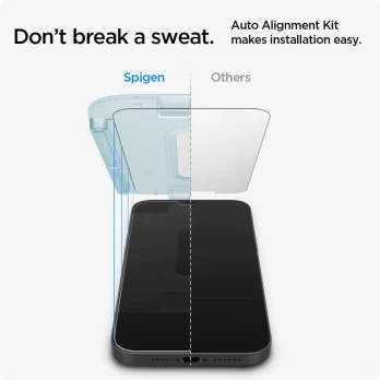 Apsauginis stikliukas Spigen Glass.Tr ”Ez Fit” 2-Pack Iphone 12 Mini