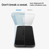 Apsauginis stikliukas Spigen Glass.Tr ”Ez Fit” 2-Pack Iphone 12 Mini kaina