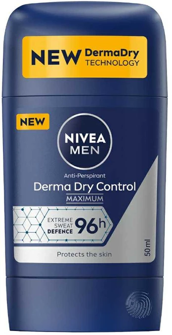 Nivea Vyrams Derma Dry Control antiperspirantinė lazdelė 50ml