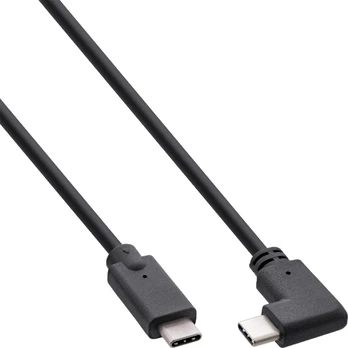 Kabelis USB InLine USB-C - USB-C 1 m Juodas (35701W)