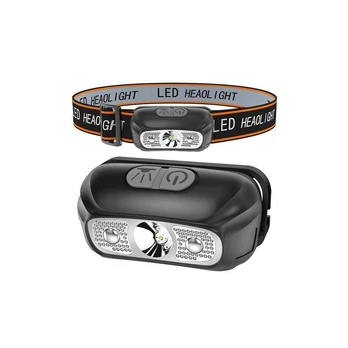 Lean LED Headlamp Headlamp Dual Modes USB Charging Up to 5h Operation