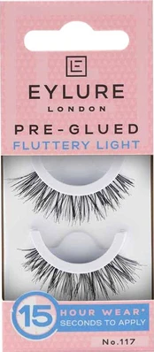 Priklijuojamos blakstienos Eylure Fluttery Light Pre-Glued No.117 kaina