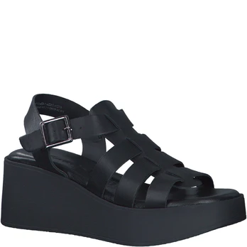 Basutės moterims, Juoda, Sandals