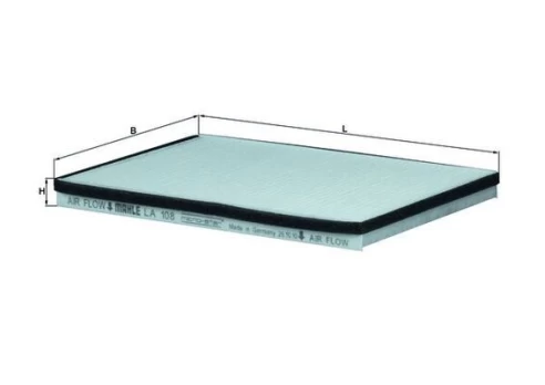 Filtras, salono oras KNECHT LA 108